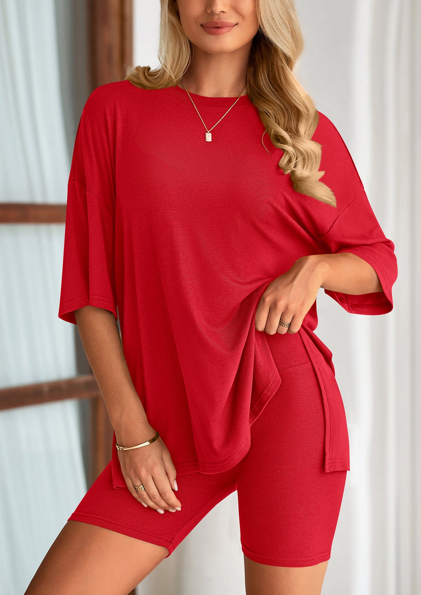 Women's Two Piece Ultra Comfy Summer Lounge Set - VIP