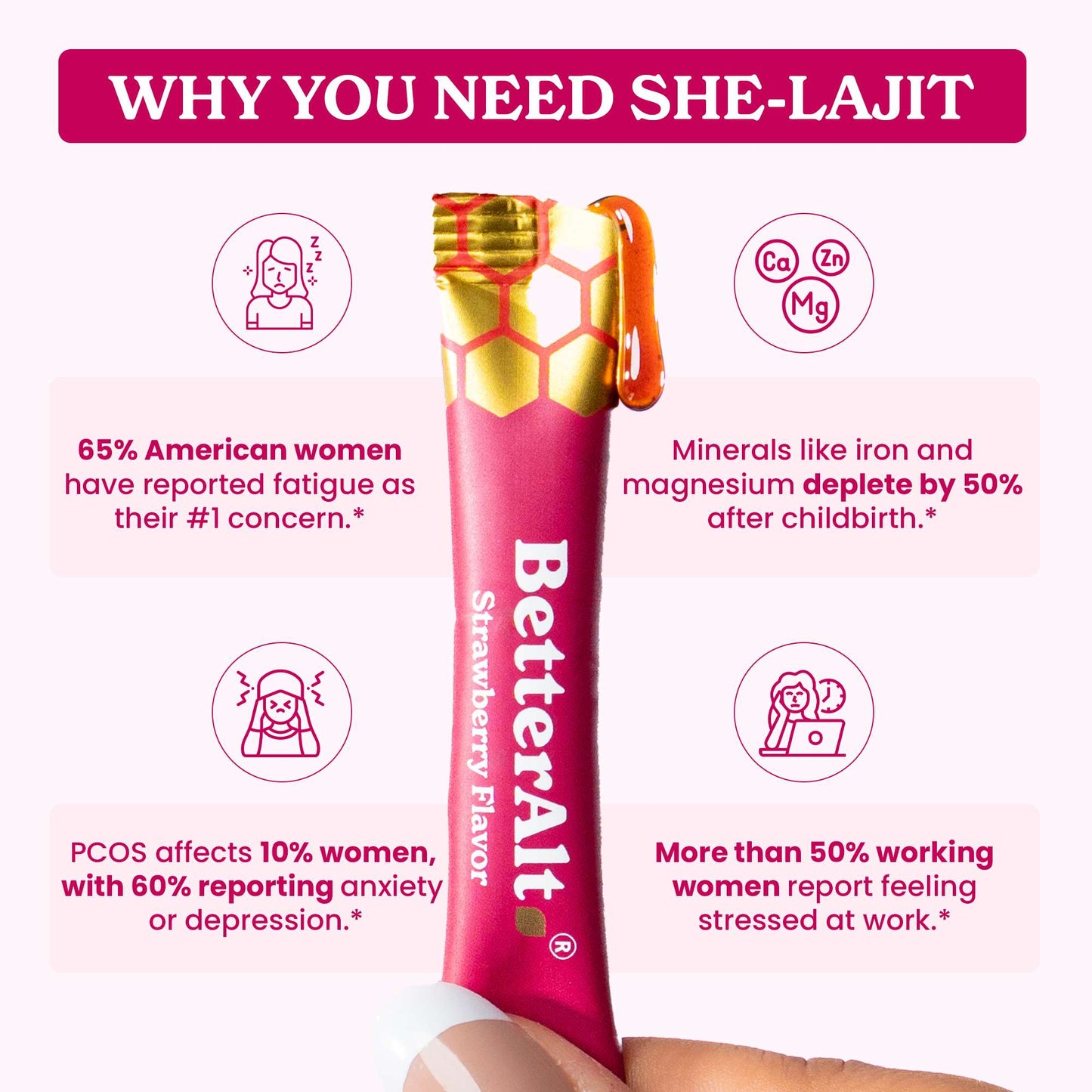 ✅ Authorized Reseller - BetterAlt® SHE-Lajit Honey Sticks - VIP