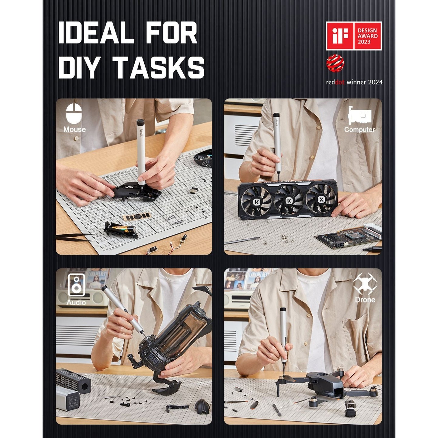 Fanttik E1 MAX Precision Electric Screwdriver - VIP