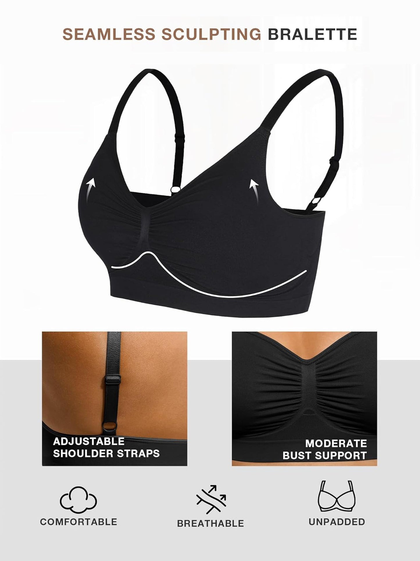 Smooth Seamless Comfort Wireless Bra - VIP