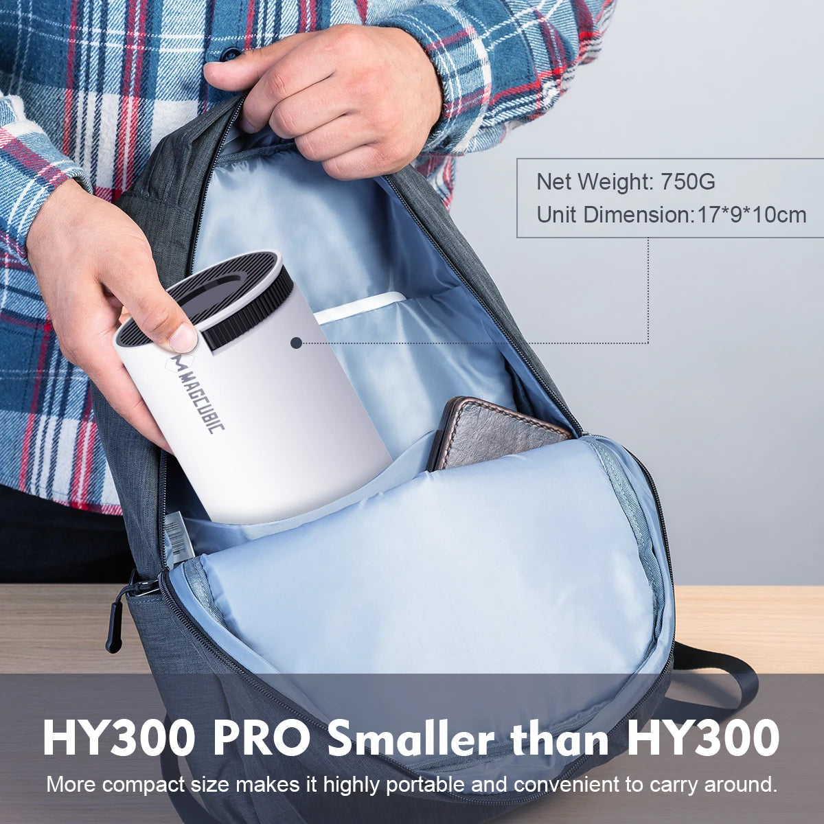 MAGCUBIC HY300 Pro 4K - The Anywhere Super Projector - VIP