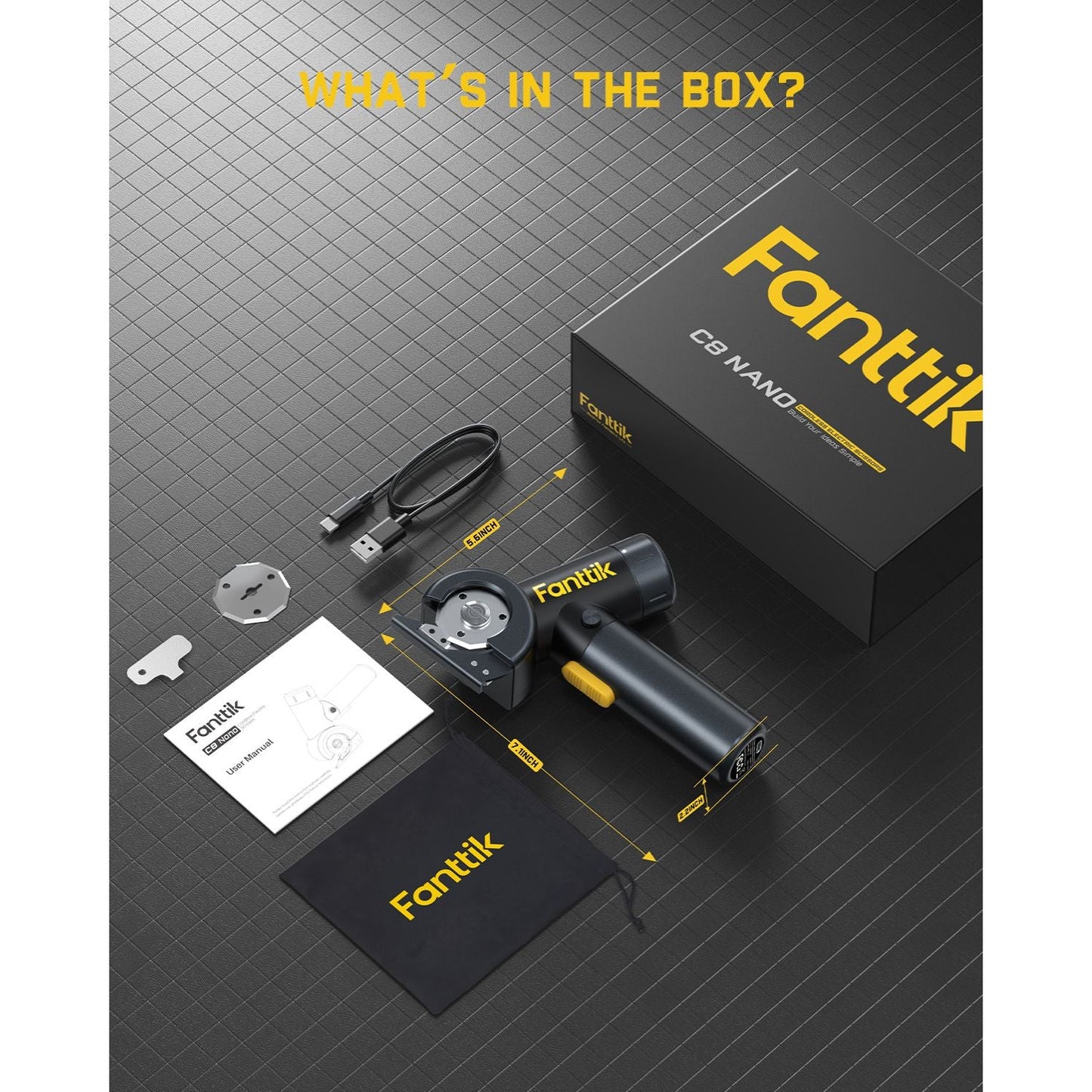 Fanttik C8 Nano Cordless Electric Scissors - VIP