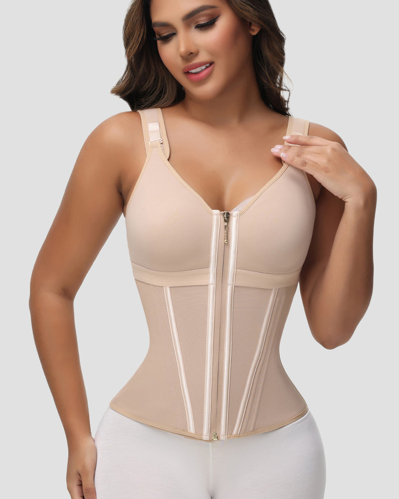 Women's ShapeFit Zip Corset Vest - VIP