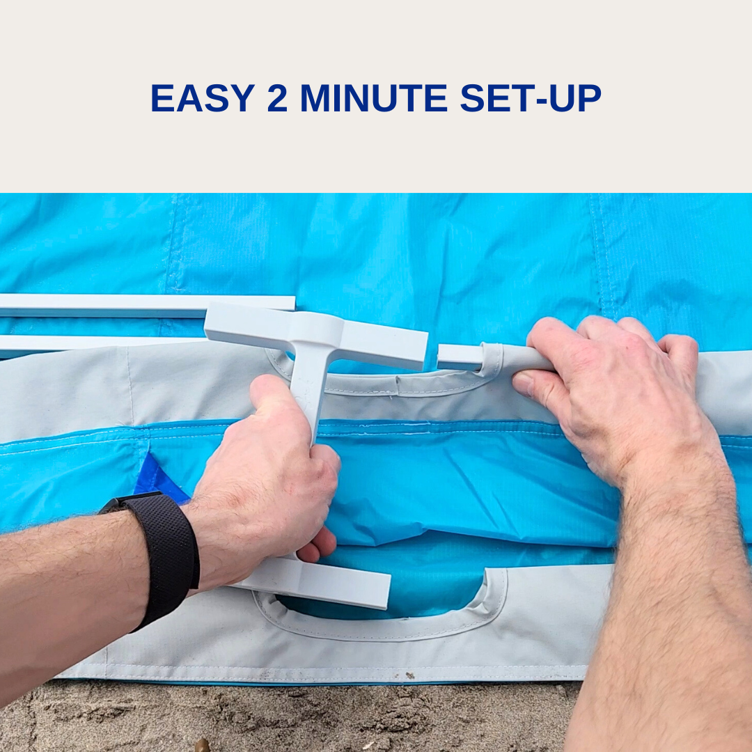 ShadeSock Silent Wind-Inflating Beach Canopy - VIP