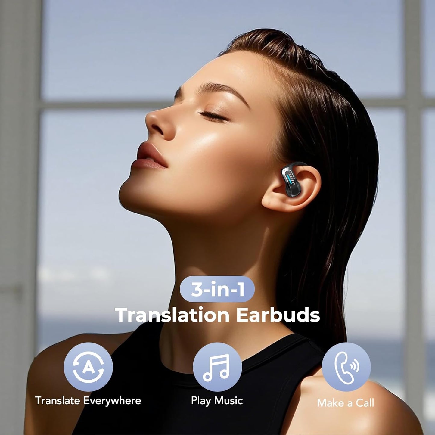 ERAZER X8 AI Translator Earbuds – 40 Hrs Battery - VIP