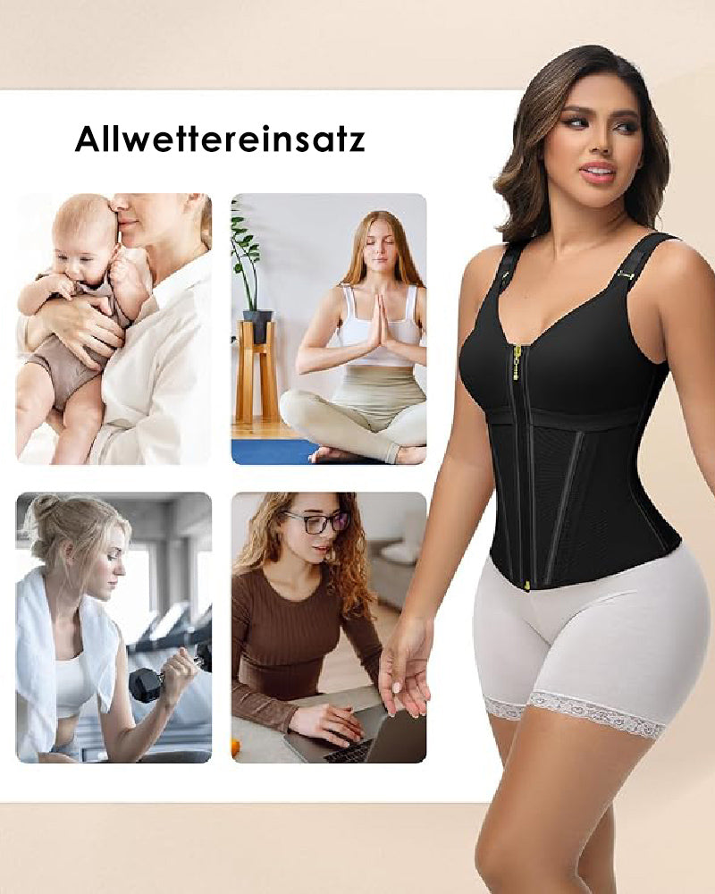 Women's ShapeFit Zip Corset Vest - VIP