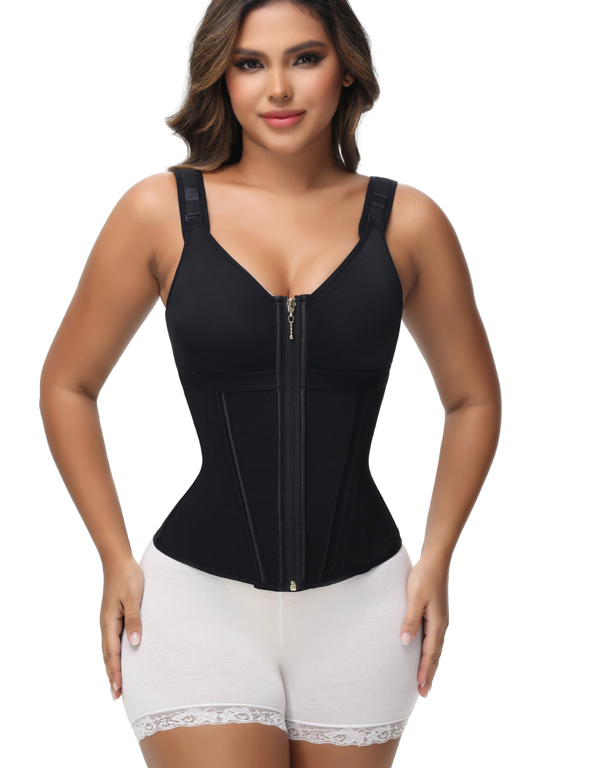 Women's ShapeFit Zip Corset Vest - VIP