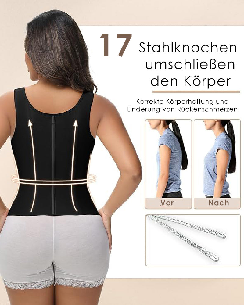 Women's ShapeFit Zip Corset Vest - VIP