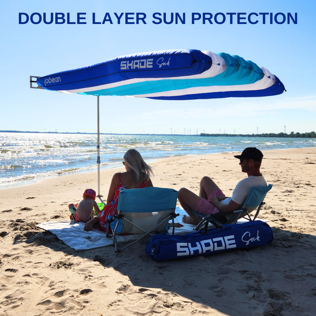 ShadeSock Silent Wind-Inflating Beach Canopy - VIP