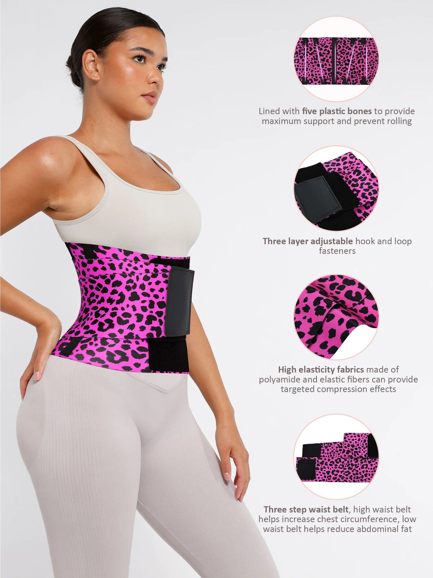 Feelingirl Triple Wrap Tummy Control Waist Trainer Belt - VIP