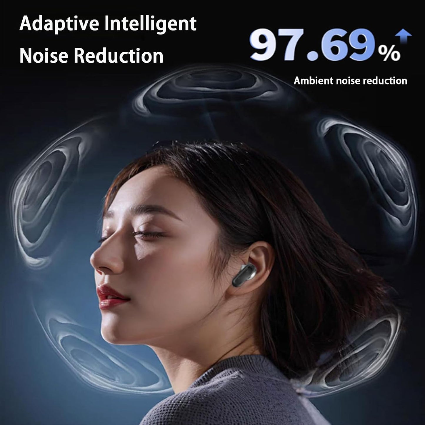 HTC NE20 Bluetooth 5.4 Earphones With LED Display (Waterproof) - VIP