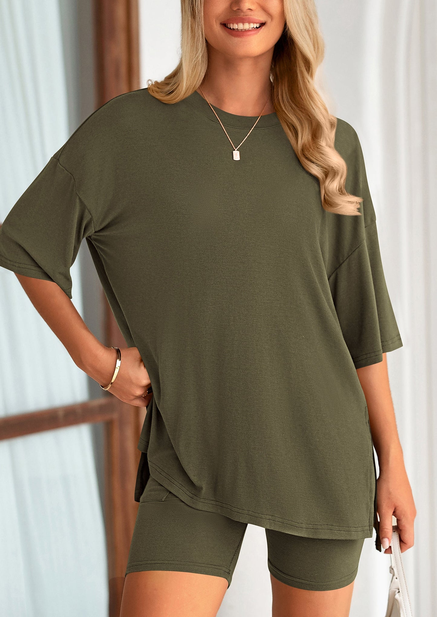Women's Two Piece Ultra Comfy Summer Lounge Set - VIP