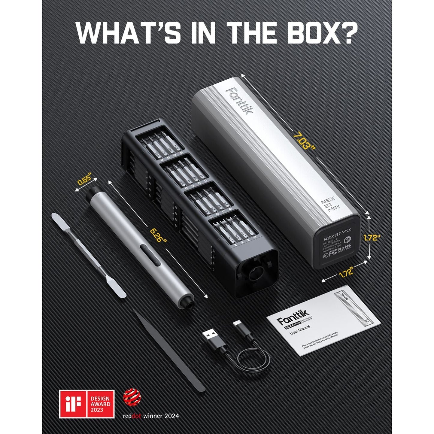 Fanttik E1 MAX Precision Electric Screwdriver - VIP