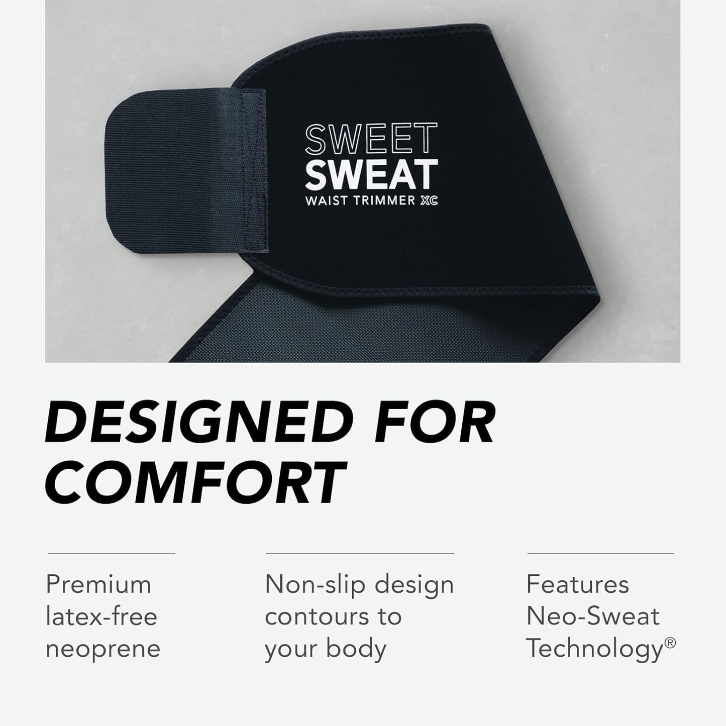Ultimate Sweat Boost Belt | Premium Sweat Enhancing Fitness Belt for Women & Men - 5 Adjustable Sizes - VIP