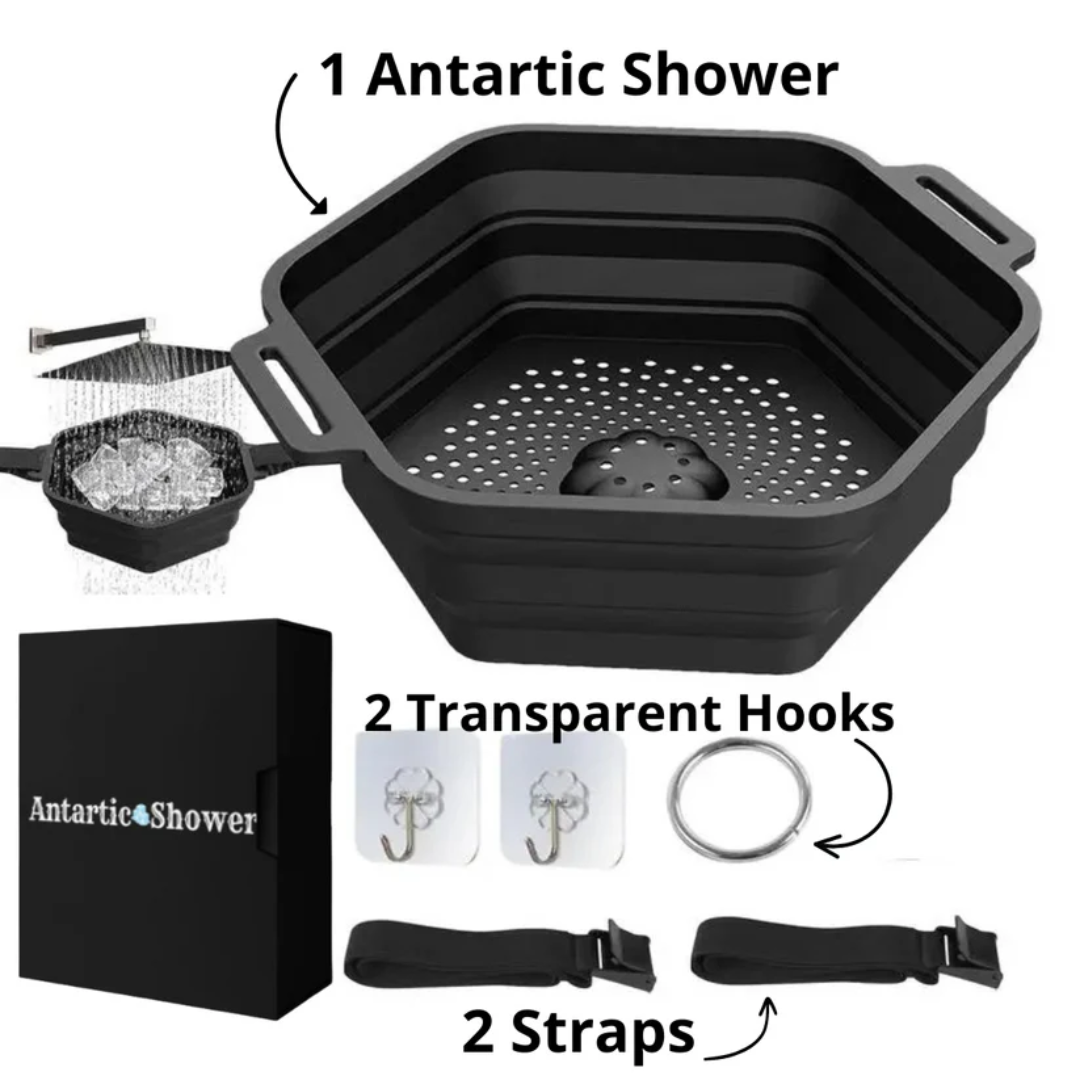 Antartic Shower – Daily Cold Shower Accessory with Easy Mount & Universal Fit - VIP