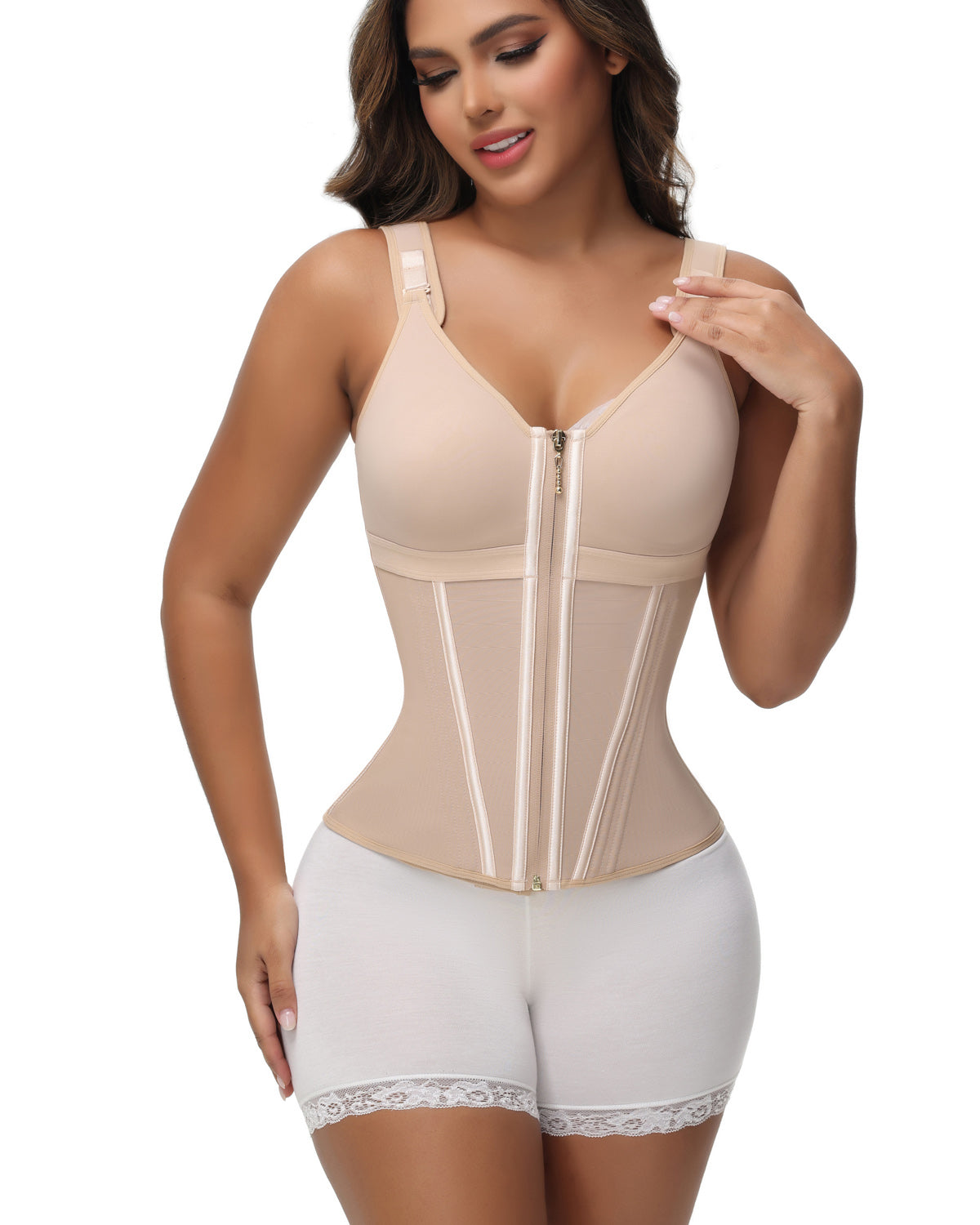 Women's ShapeFit Zip Corset Vest - VIP