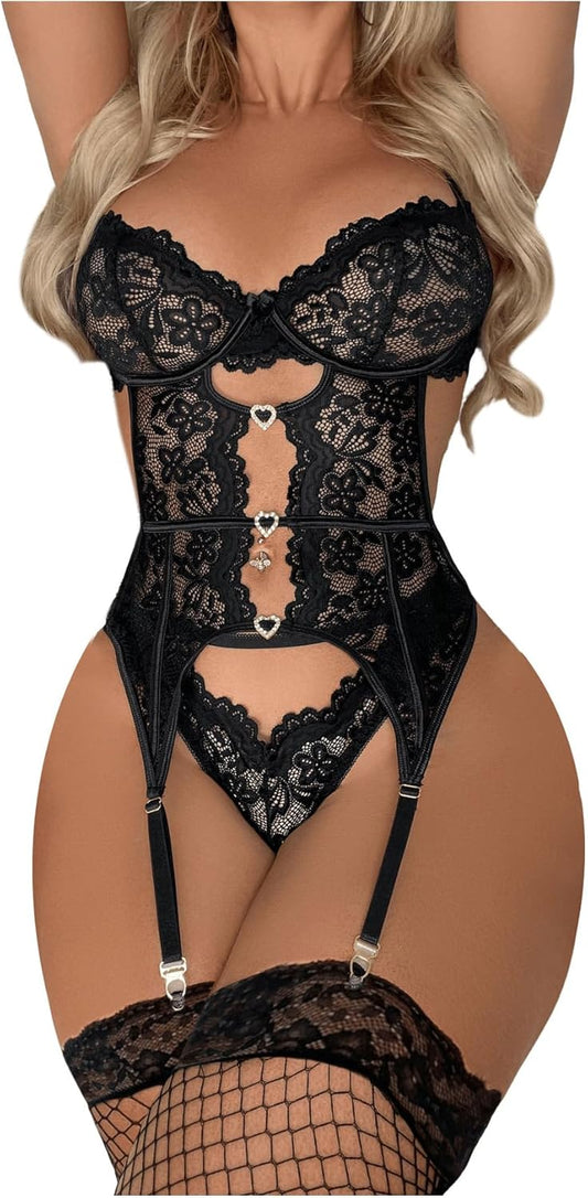 Nudaé™ Elegant Lace Romance Set - VIP