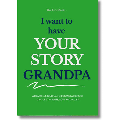 I Want to Have Your Story – Personalized Storytelling Book with Guided Prompts for Parents & Grandparents - VIP