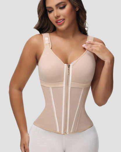 Women's ShapeFit Zip Corset Vest - VIP