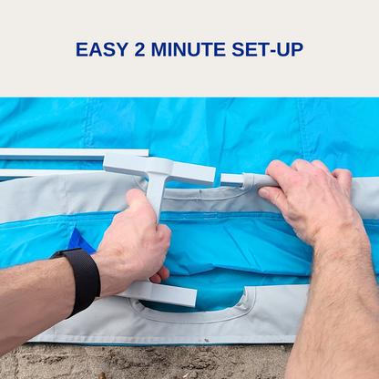 ShadeSock Silent Wind-Inflating Beach Canopy - VIP