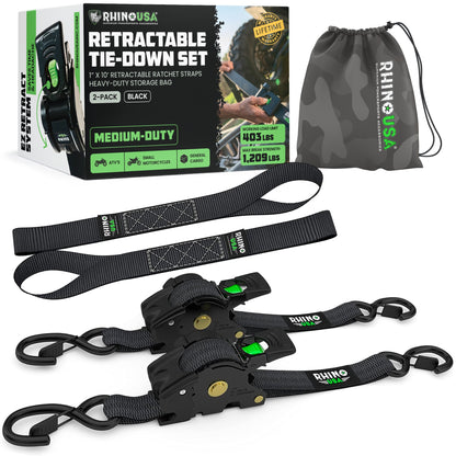 Titan Retracta–Strap 2″×10′ | Retractable Ratchet Straps - VIP