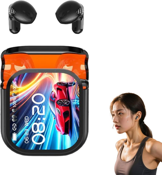 HTC NE20 Bluetooth 5.4 Earphones With LED Display (Waterproof) - VIP