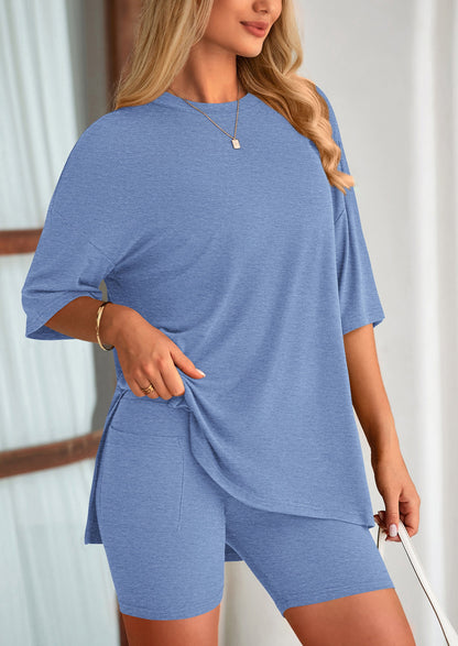 Women's Two Piece Ultra Comfy Summer Lounge Set - VIP