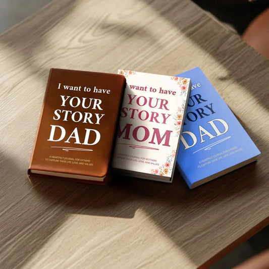 I Want to Have Your Story – Personalized Storytelling Book with Guided Prompts for Parents & Grandparents - VIP