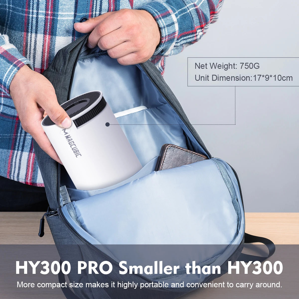 MAGCUBIC HY300 Pro 4K - The Anywhere Super Projector - VIP