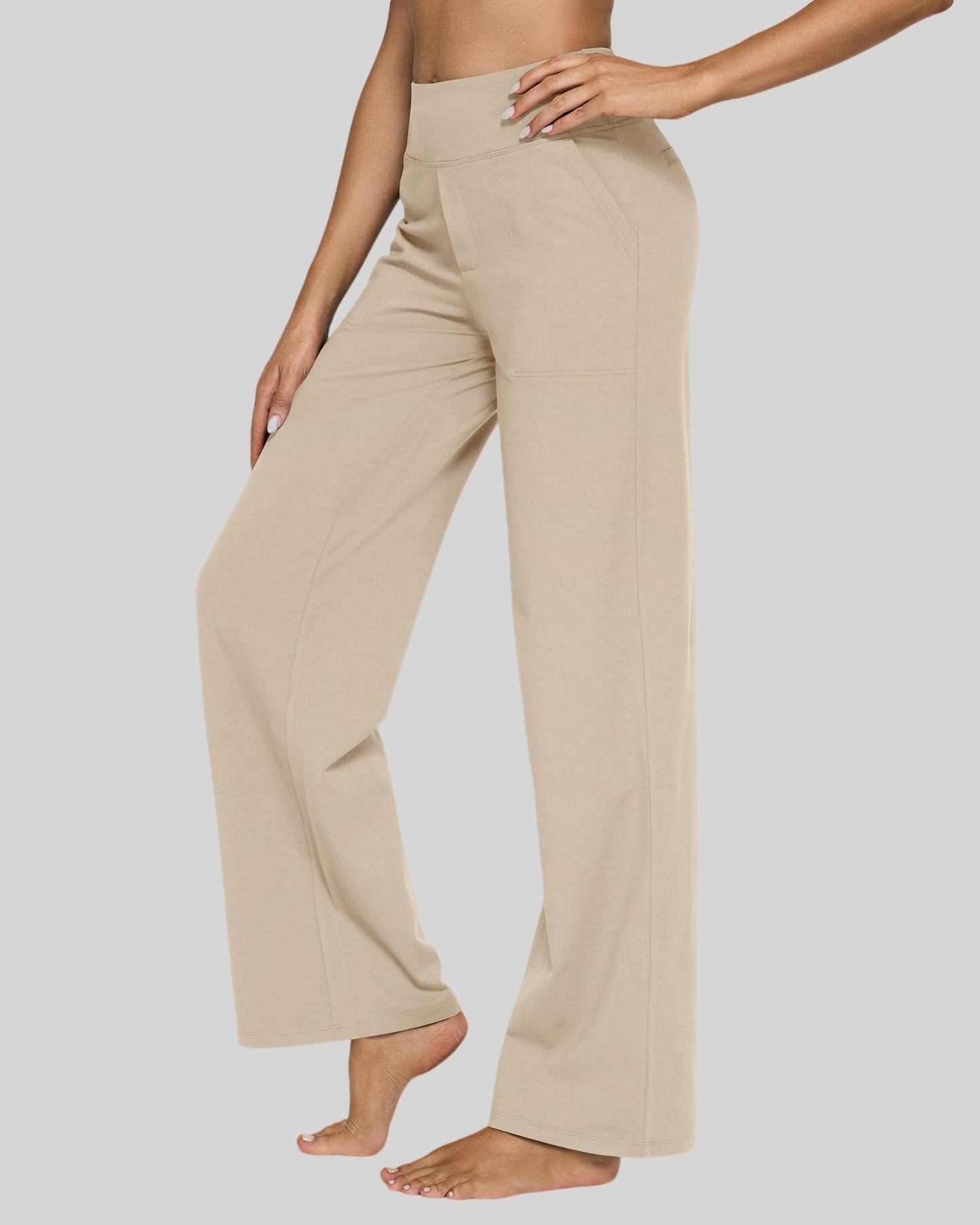 Comfort Fit High-Waist Pants - VIP