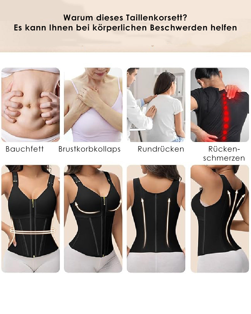 Women's ShapeFit Zip Corset Vest - VIP