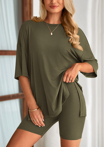 Women's Two Piece Ultra Comfy Summer Lounge Set - VIP