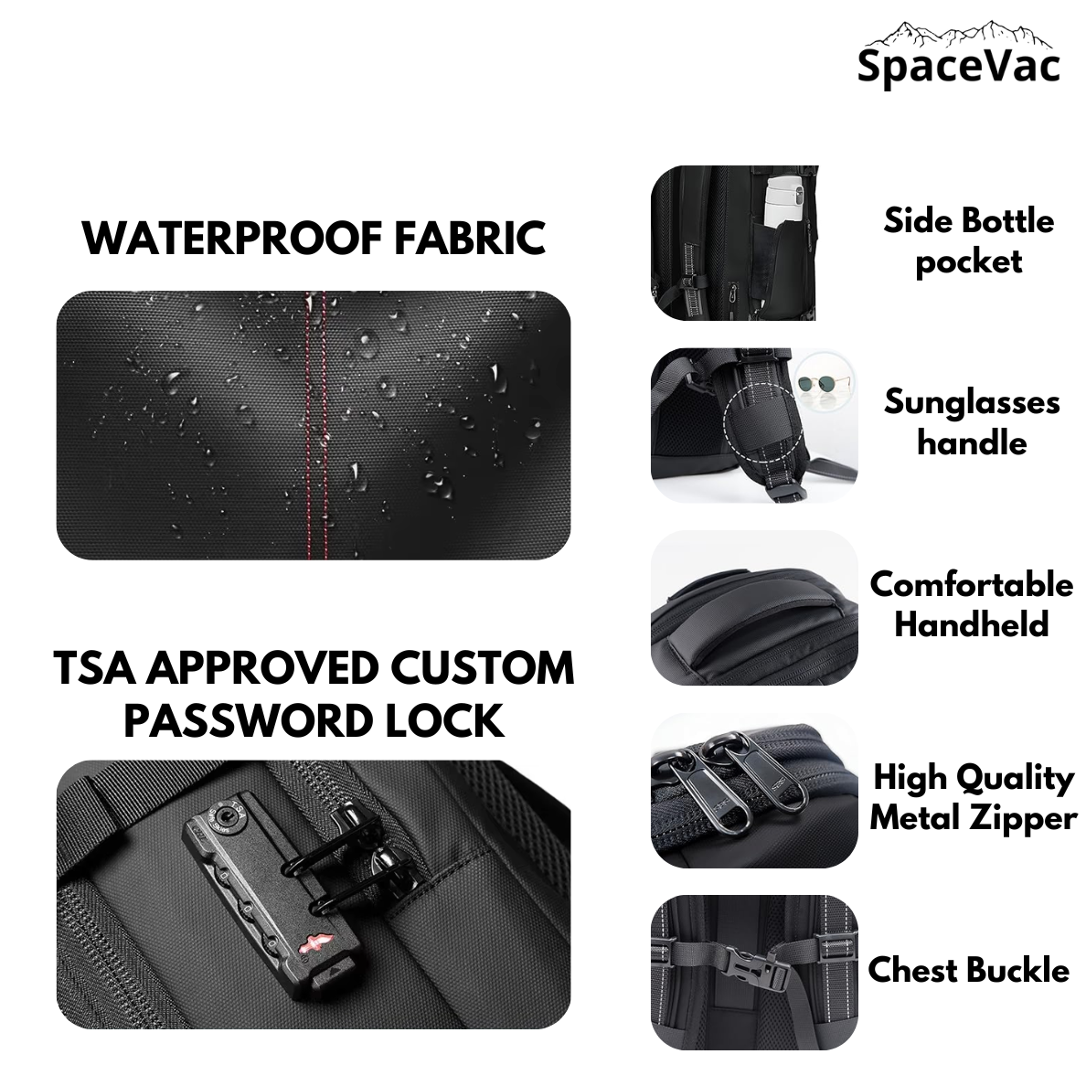 SpaceVac™ Classic - Super Space Saving Compression Travel Backpack - VIP