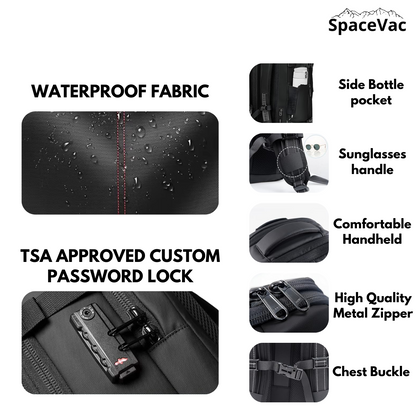 SpaceVac™ Classic - Super Space Saving Compression Travel Backpack - VIP